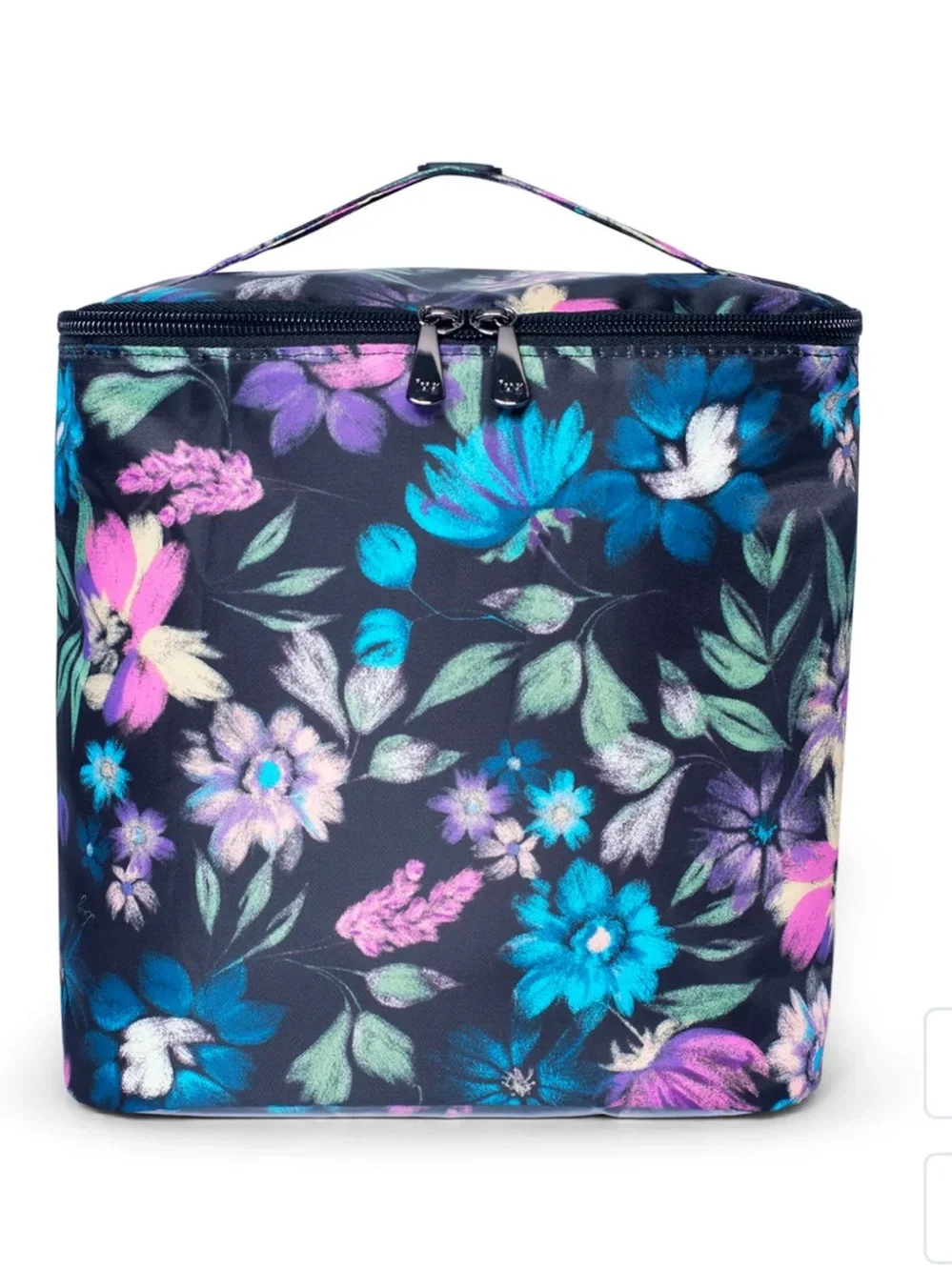 NWT Lug Dolly Cosmetic Case in Bloom Black